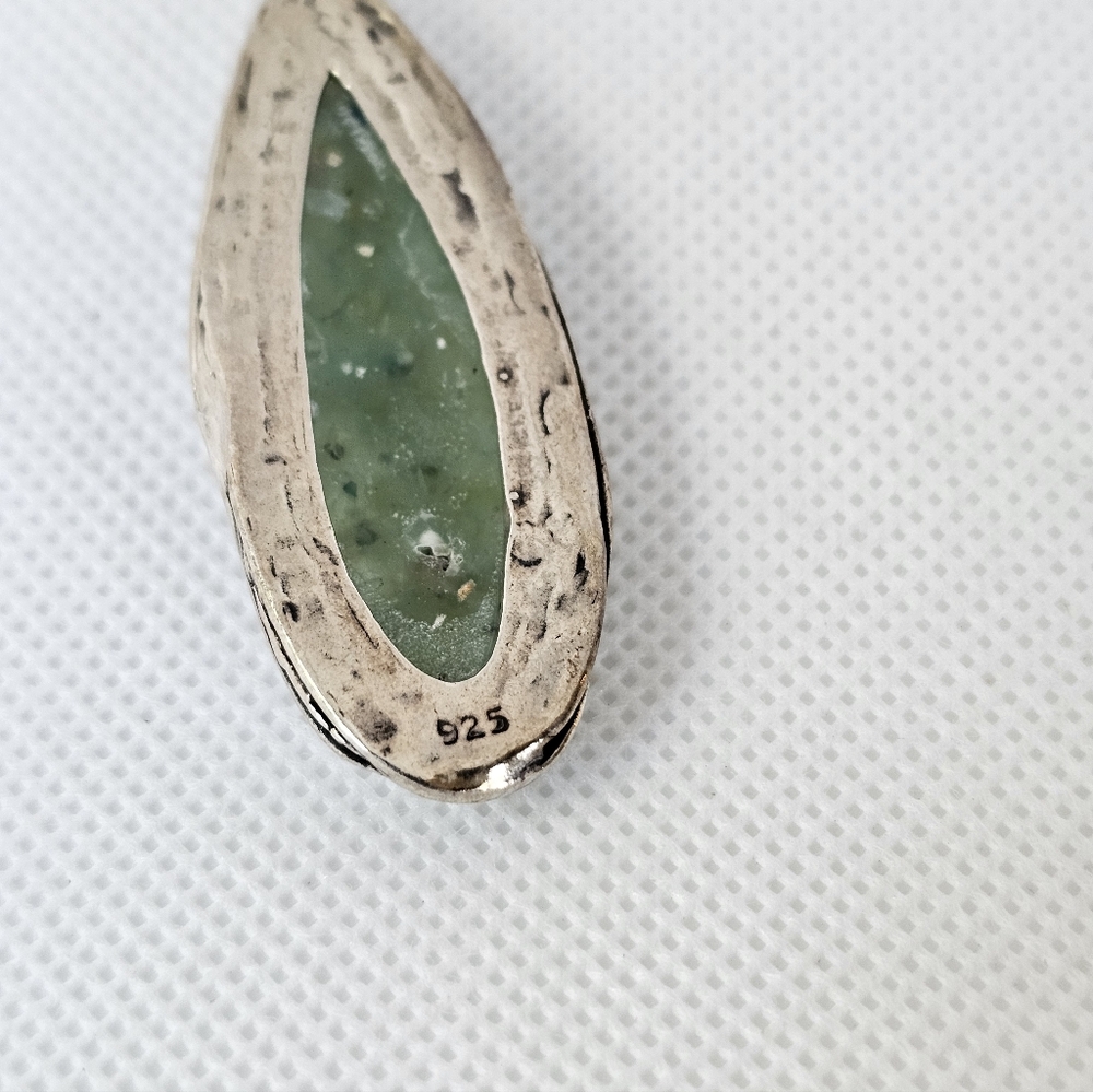 Authentic Roman Glass Necklace In Sterling Silver 20" - Picture 4 of 7